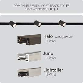 Image4 of Charge 5.88"H x 2.38 3"W 1-Light Track Head in Dark Bronze more views