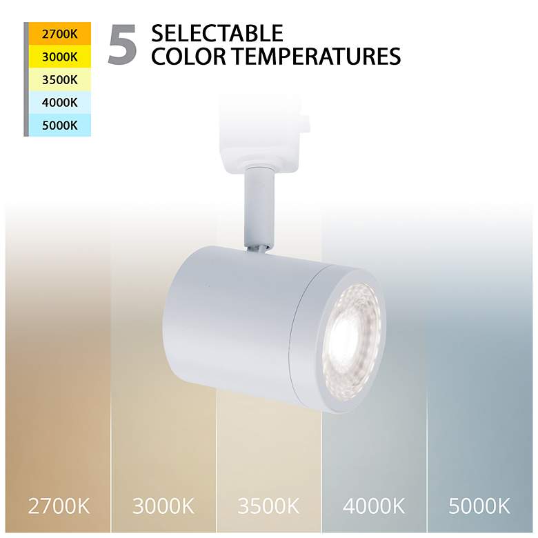 Image 2 Charge 5.88"H x 2.38 3"W 1-Light Track Head in White more views