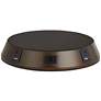 1_Charging USB-Outlet 8 1/2" Touch Sensor Bronze Workstation Base