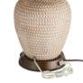5_Charging USB-Outlet 8 1/2" Touch Sensor Bronze Workstation Base more views