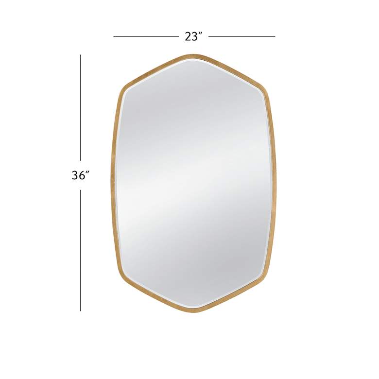 Image 4 Chari 23" x 36" Gold Wall Mirror more views
