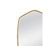 6_Chari 23" x 36" Gold Wall Mirror more views