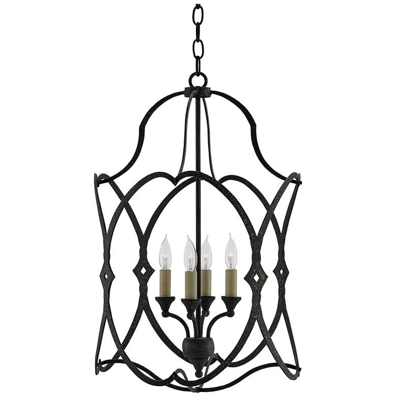 Image 1 Charisma 16" Wide French Black 4-Light Pendant
