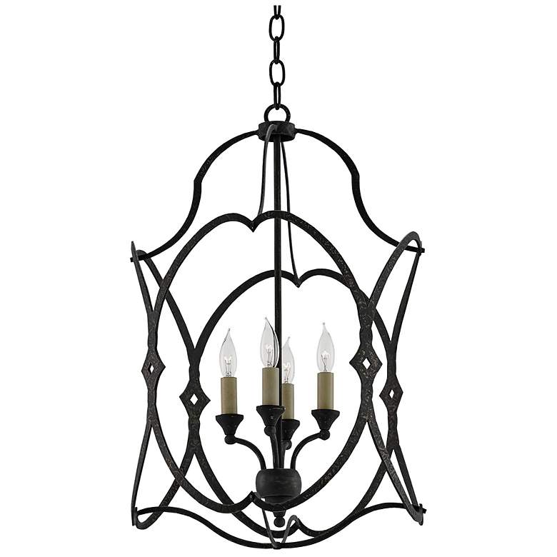 Image 2 Charisma 16" Wide French Black 4-Light Pendant more views