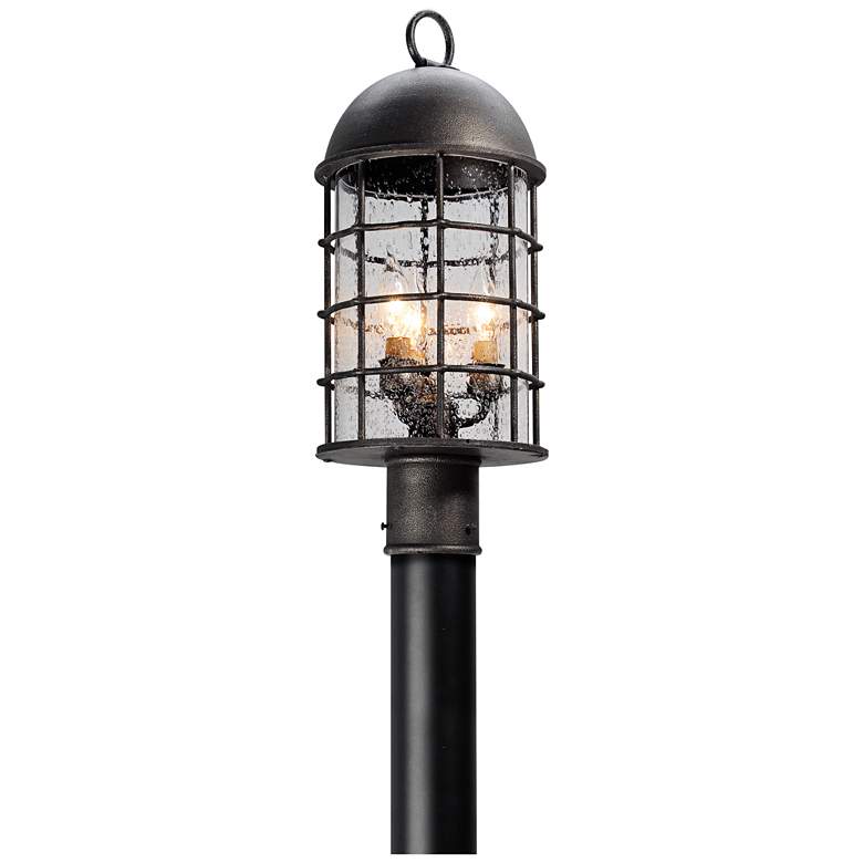Image 1 Charlemagne 20 1/2" High Aged Pewter Outdoor Post Light