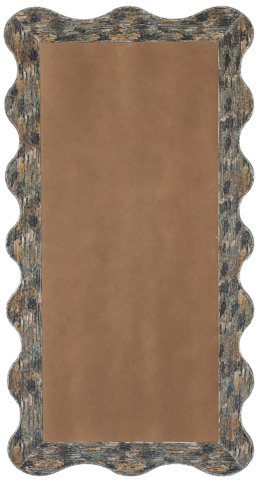 Image 2 Charlene Squiggle Wall Mirror - Watercolor Print more views