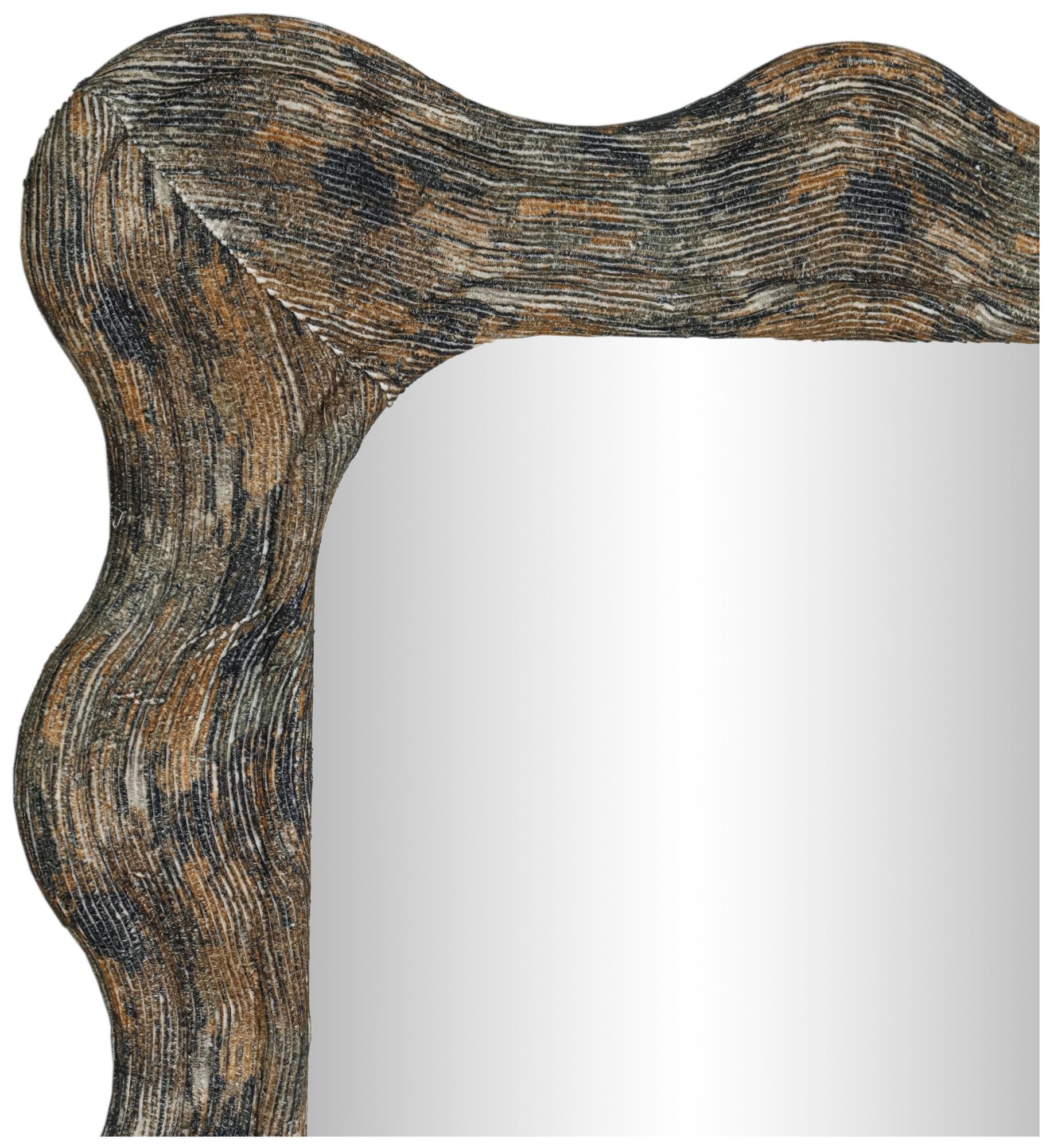 Image 5 Charlene Squiggle Wall Mirror - Watercolor Print more views