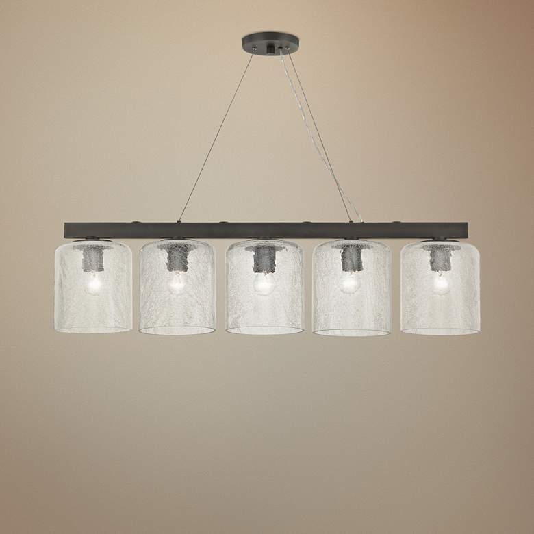 Image 1 Charles 40 1/2 inch Wide Bronze Kitchen Island Light Pendant