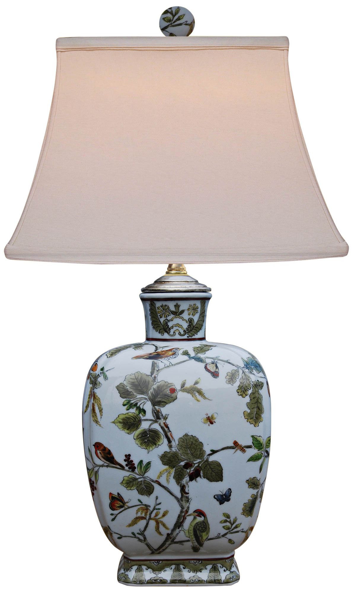 Charles MultiColor Porcelain Vase Accent Table Lamp 61Y91 Lamps Plus