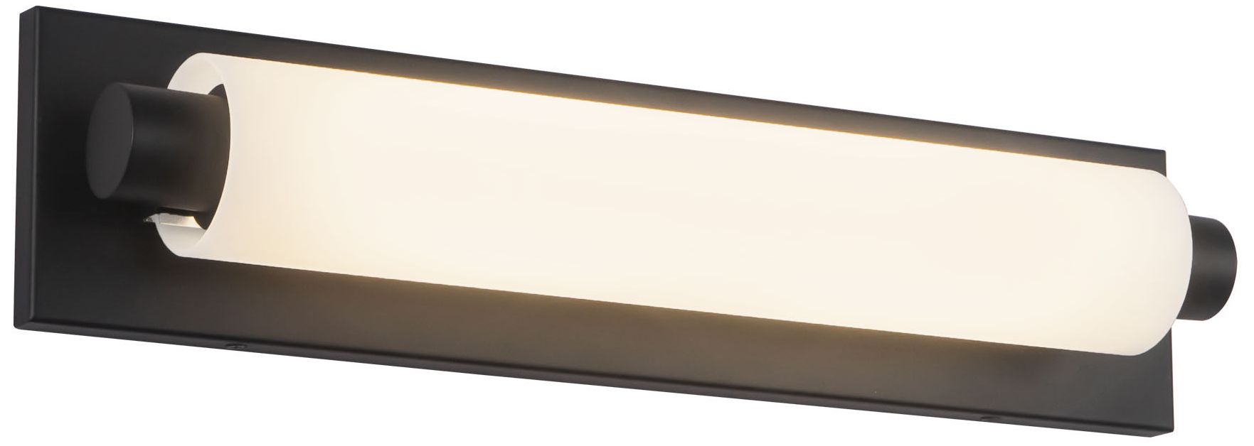 Image 4 Charleston 19-in Black dimmable LED Bathroom Vanity Light more views