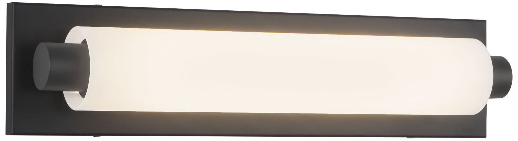 Image 6 Charleston 19-in Black dimmable LED Bathroom Vanity Light more views
