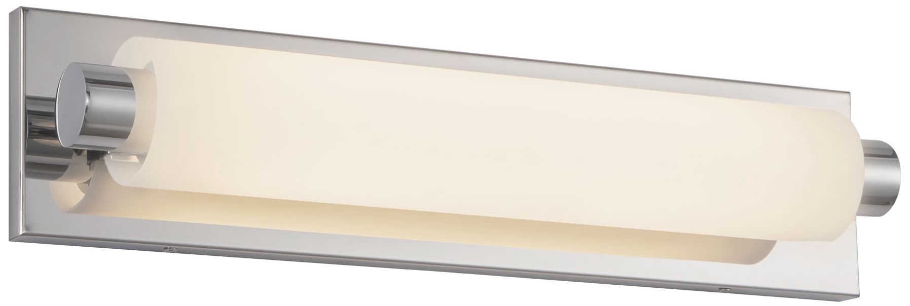 Image 4 Charleston 19-in Chrome dimmable LED Bathroom Vanity Light more views