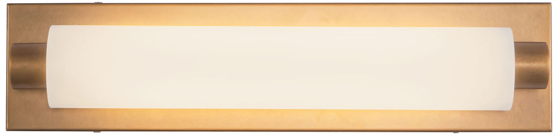 Thumbnail2 of Charleston 19-in Vintage Brass dimmable LED Bathroom Vanity Light