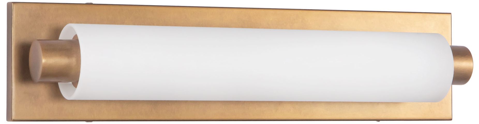 Thumbnail3 of Charleston 19-in Vintage Brass dimmable LED Bathroom Vanity Light more views