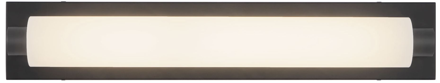 Charleston 24-in Black dimmable LED Bathroom Vanity Light