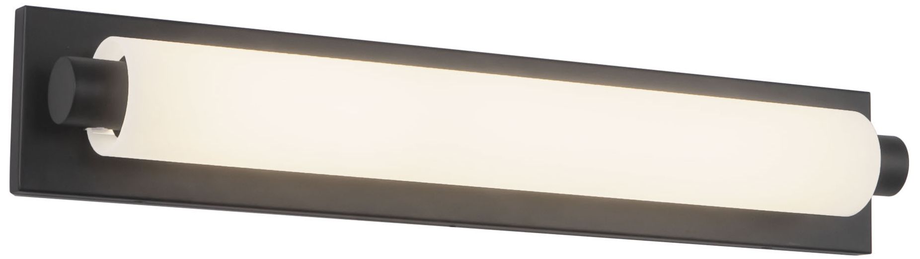 Image 3 Charleston 24-in Black dimmable LED Bathroom Vanity Light more views