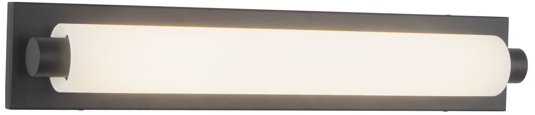 Image 5 Charleston 24-in Black dimmable LED Bathroom Vanity Light more views