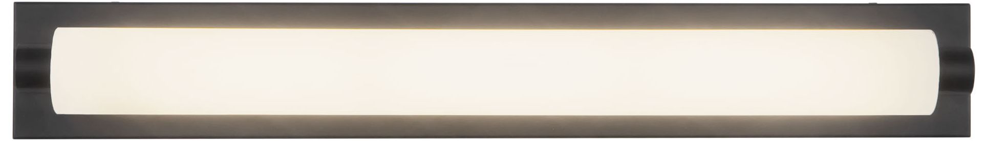 Charleston 31-in Black dimmable LED Bathroom Vanity Light