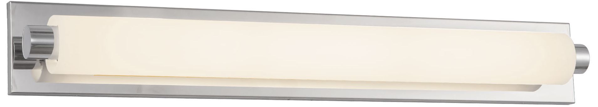 Image 3 Charleston 31-in Chrome dimmable LED Bathroom Vanity Light more views