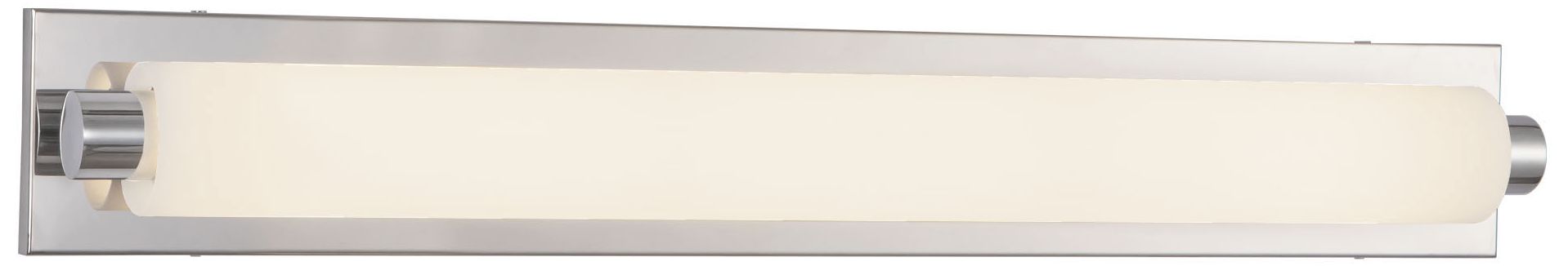 Image 5 Charleston 31-in Chrome dimmable LED Bathroom Vanity Light more views