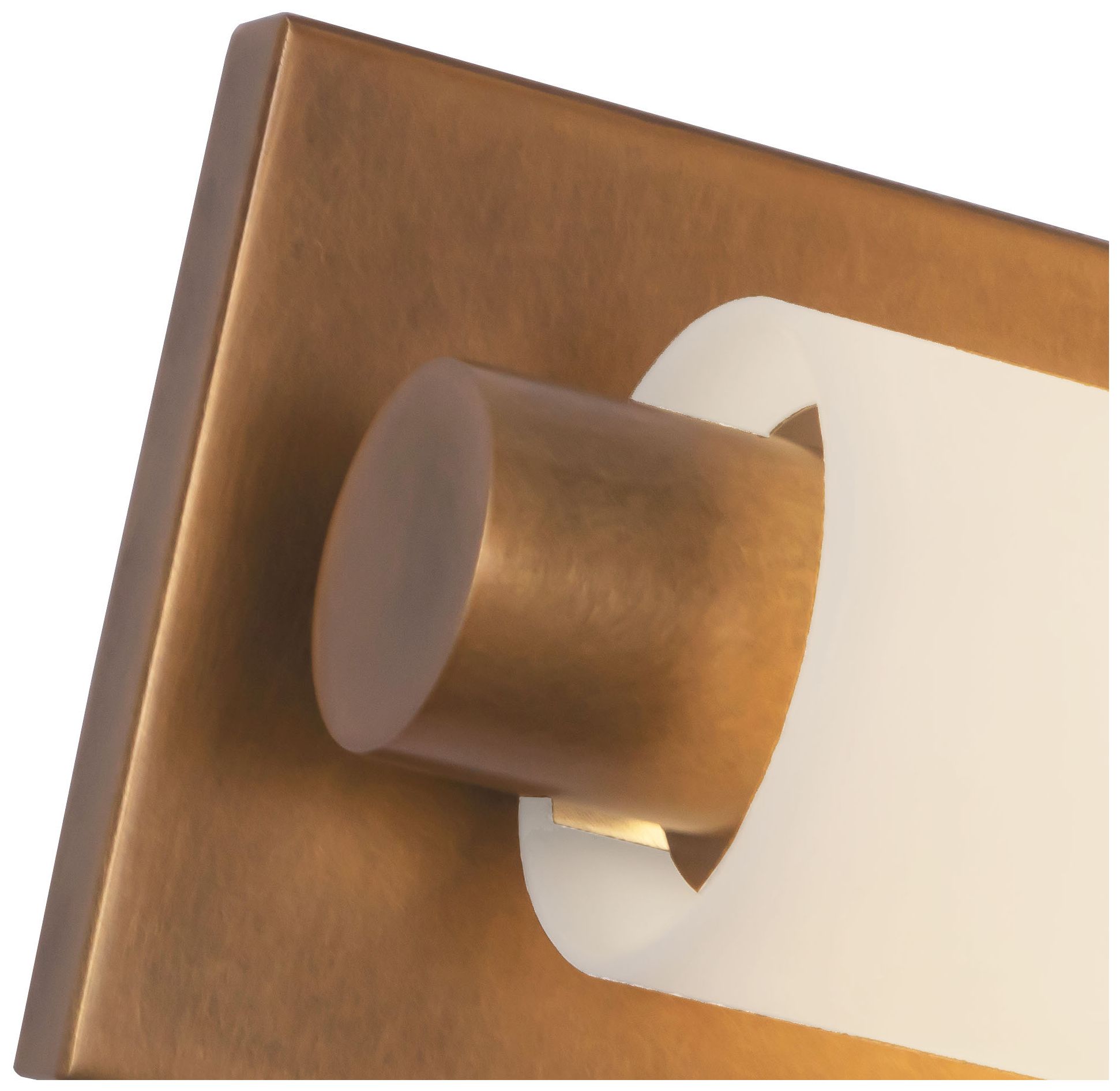 Image 5 Charleston 31-in Vintage Brass dimmable LED Bathroom Vanity Light more views