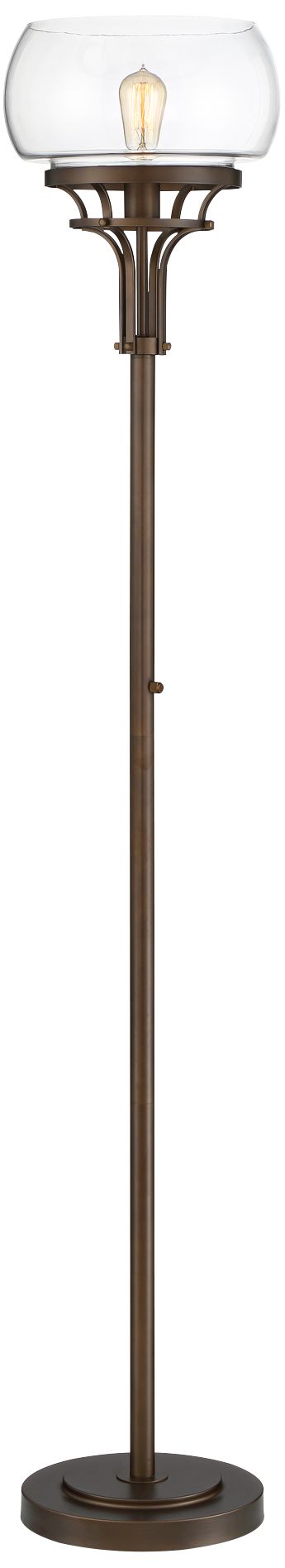 Image 2 Charleston 72 1/2" Bronze Floor Lamp with USB Dimmer