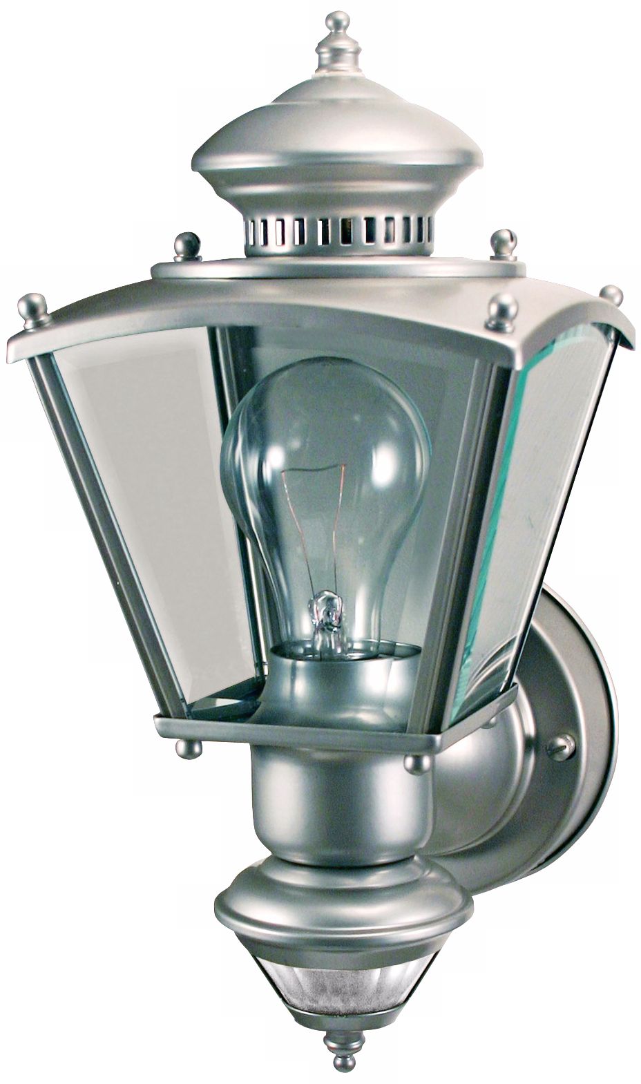 silver motion sensor light