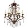 Charlevoix 25 1/2" Wide Antique Bronze 6-Light Chandelier