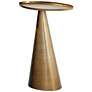 Charli 25" Burnished Brass Scatter Table