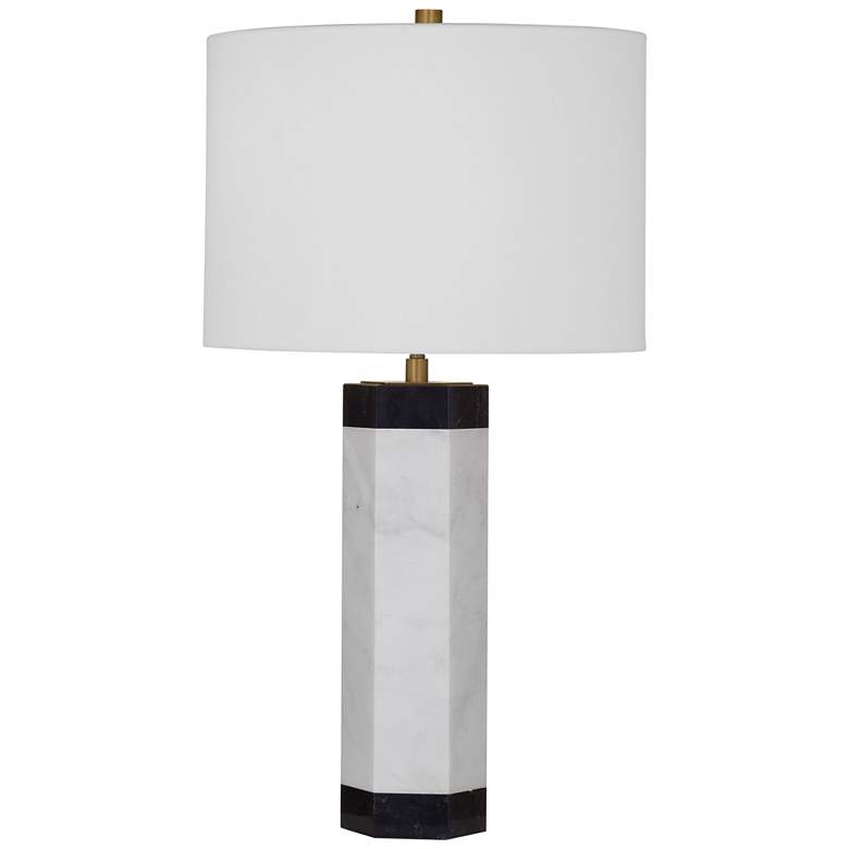Image 1 Charlie 28 inch Marble  Table Lamp