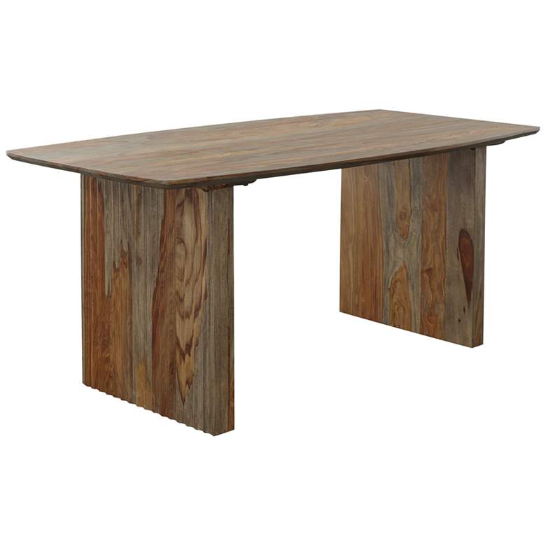 Image 3 Charlie Waverly Valley 69" Wide Brown Wood Dining Table
