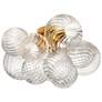Thumbnail1 of Charlize 14 1/2" Wide Aged Brass 3-Light Ceiling Light