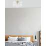 Thumbnail2 of Charlize 14 1/2" Wide Aged Brass 3-Light Ceiling Light more views