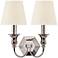 Charlotte 14" High 2-Light Polished Nickel Wall Sconce