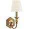 Charlotte 14" High Aged Brass Wall Sconce