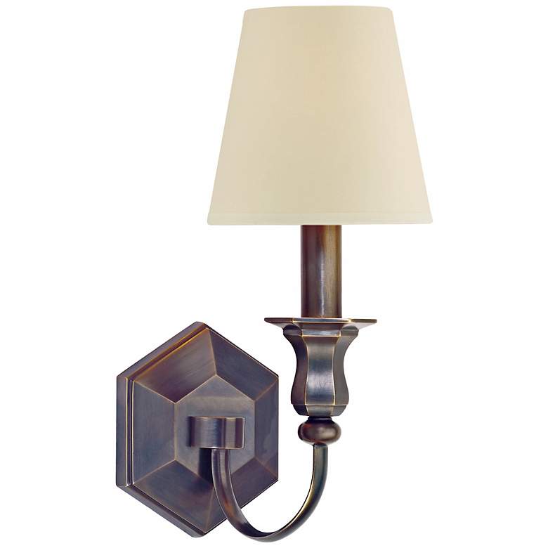 Image 1 Charlotte 14 inch High Old Bronze Wall Sconce