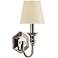 Charlotte 14" High Polished Nickel Wall Sconce