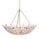 Charlotte 30 1/2" Wide Natural Brass Bowl Chandelier