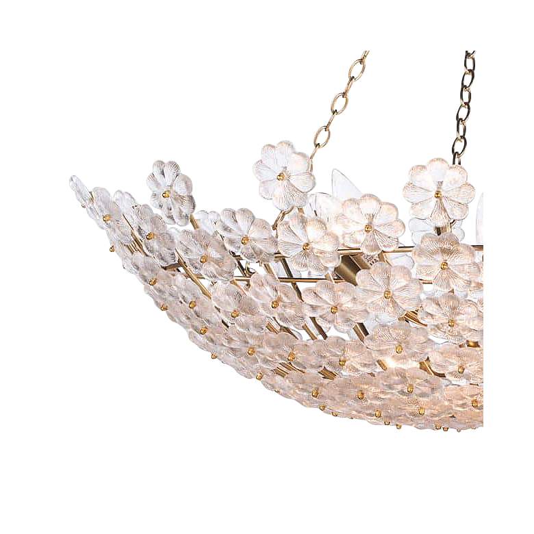 Image 3 Charlotte 30 1/2" Wide Natural Brass Bowl Chandelier more views