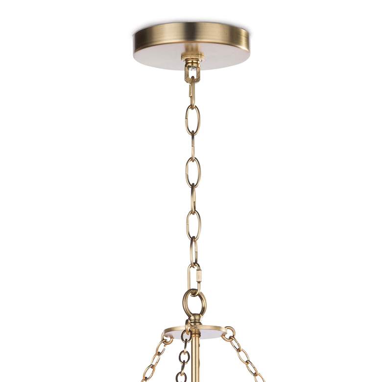 Image 5 Charlotte 30 1/2" Wide Natural Brass Bowl Chandelier more views