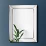 1_Charlotte 30" x 40" Diamond Silver Wall Mirror
