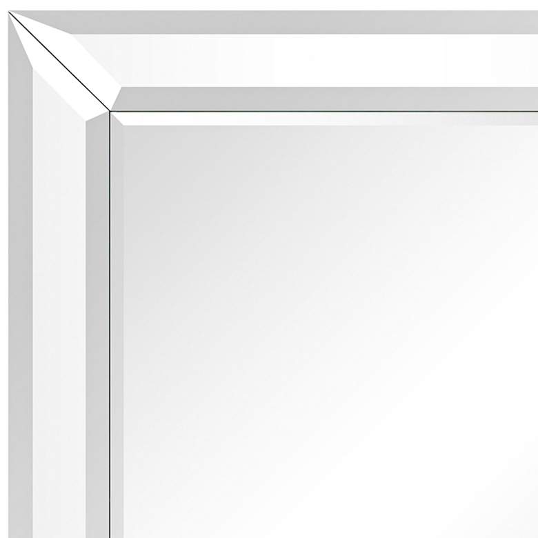 Image 3 Charlotte 30" x 40" Diamond Silver Wall Mirror more views