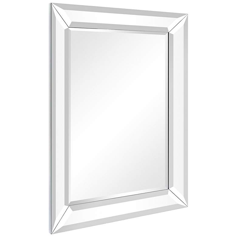 Image 5 Charlotte 30" x 40" Diamond Silver Wall Mirror more views
