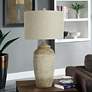 1_Charlotte 32" High Taupe Speckled Polyresin Table Lamp