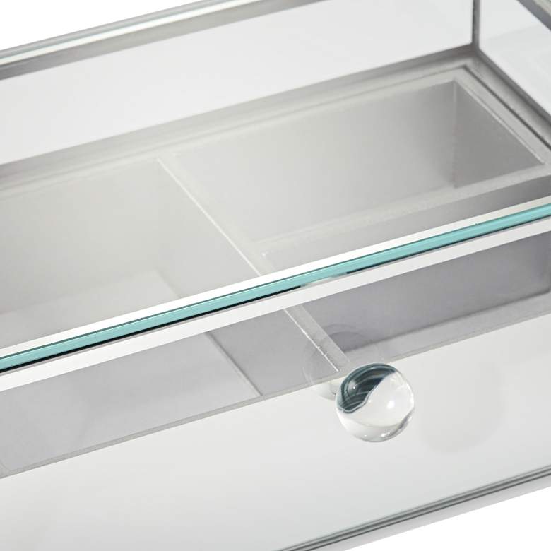 Image 3 Charlotte 8 1/4" Wide Mirrored Jewelry Box more views