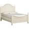 Charlotte Antique White Low Poster Bed