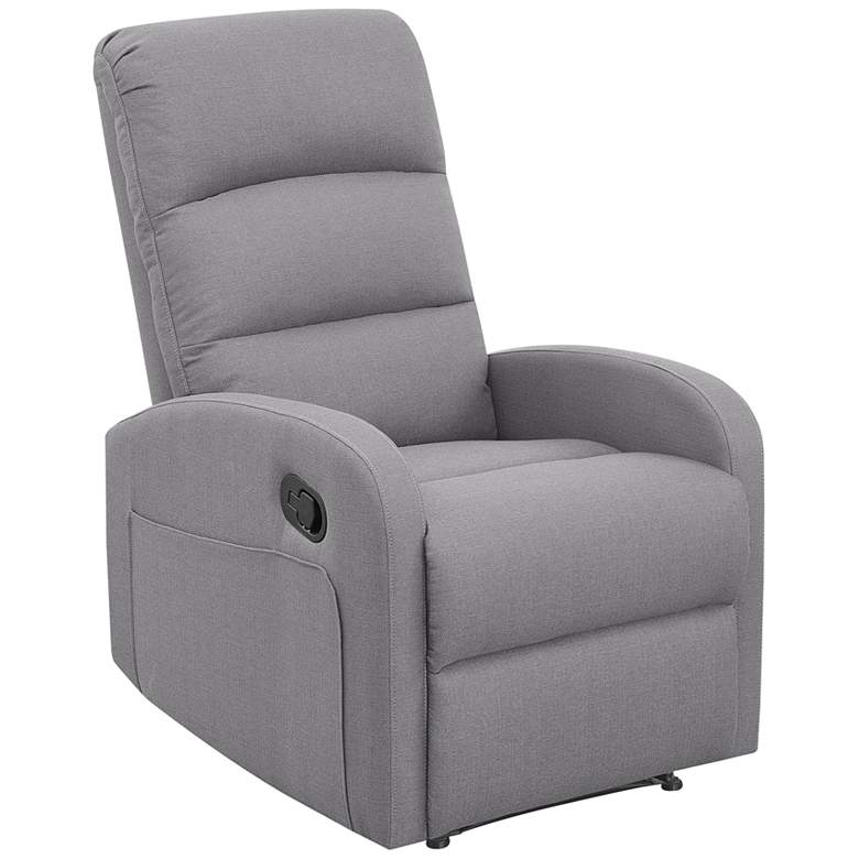 Image 2 Charlotte Cement Fabric Manual Recliner Chair