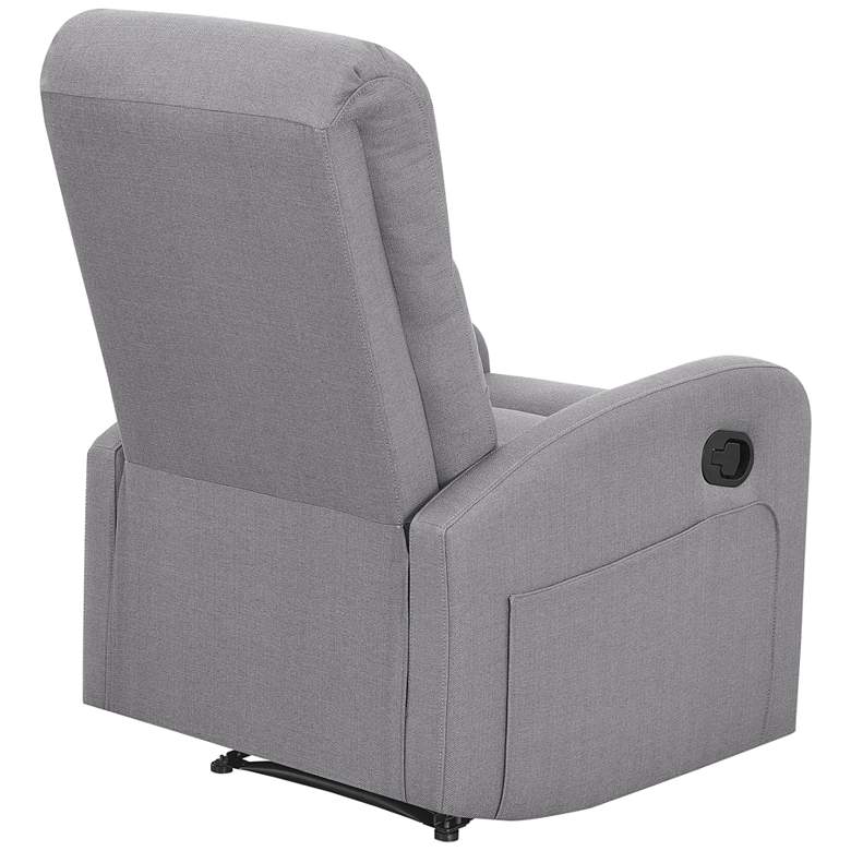 Image 5 Charlotte Cement Fabric Manual Recliner Chair more views