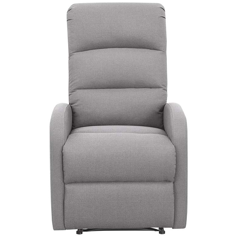 Image 6 Charlotte Cement Fabric Manual Recliner Chair more views