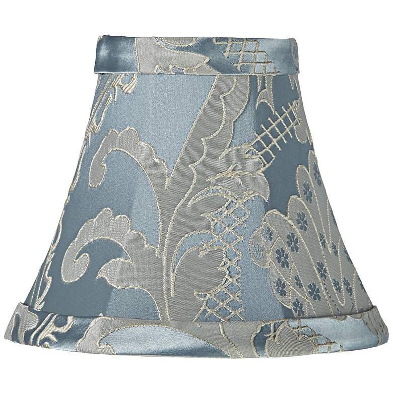 Image 1 Charlotte Chipley Blue Bell Lamp Shade 3x6x5 (Clip-On)
